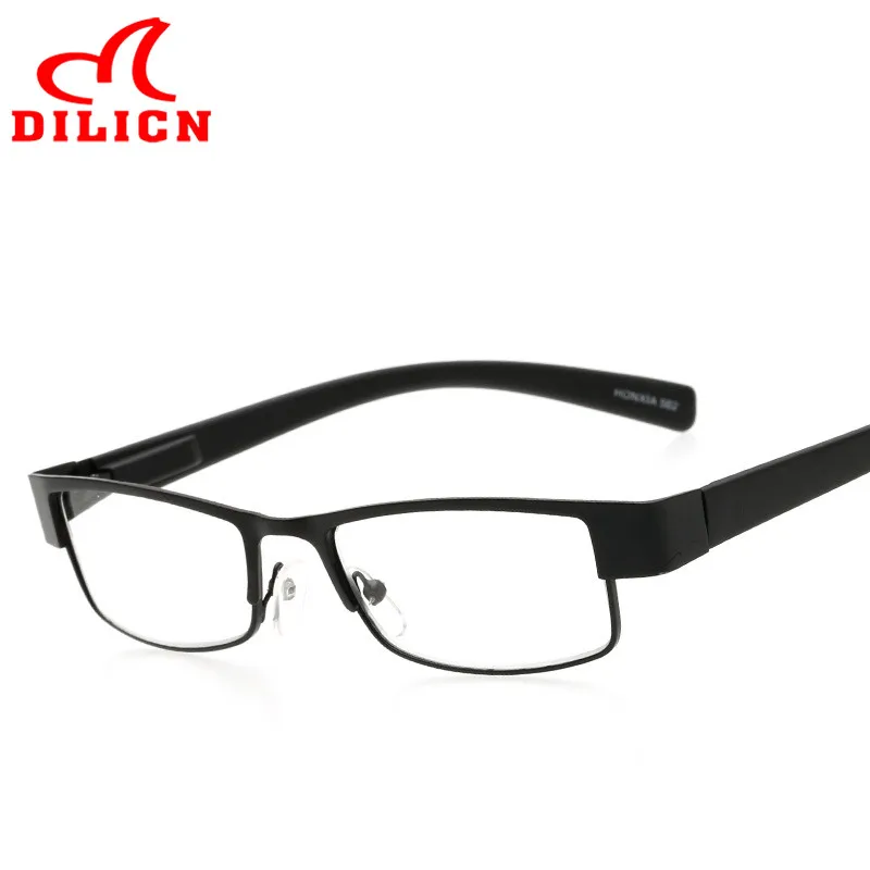Мужские и женские очки для дальнозоркости DL31 металлическая квадратная оправа