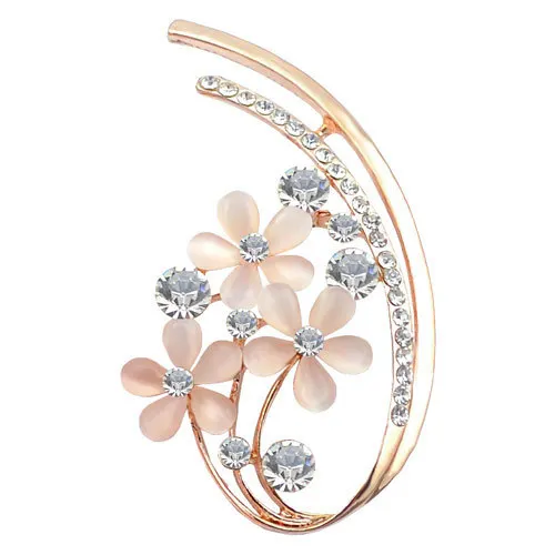 

Euro-american Fashionable Metal Glass Ballet Girl Baitie Lady Temperament Brooch Brooch Overcoat Accessories