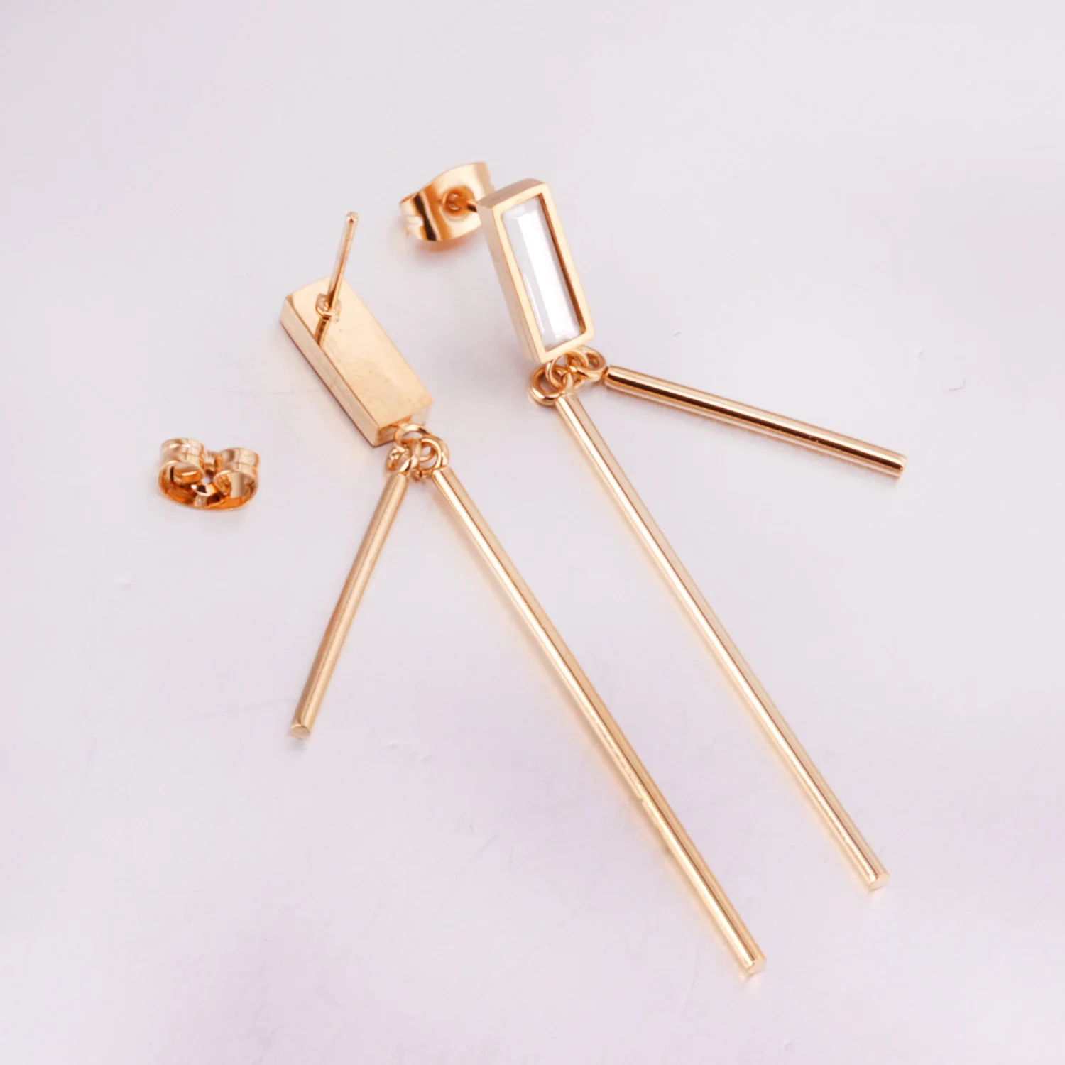 Длинные висячие серьги LUXUSTEEL с кисточками модные ювелирные изделия из