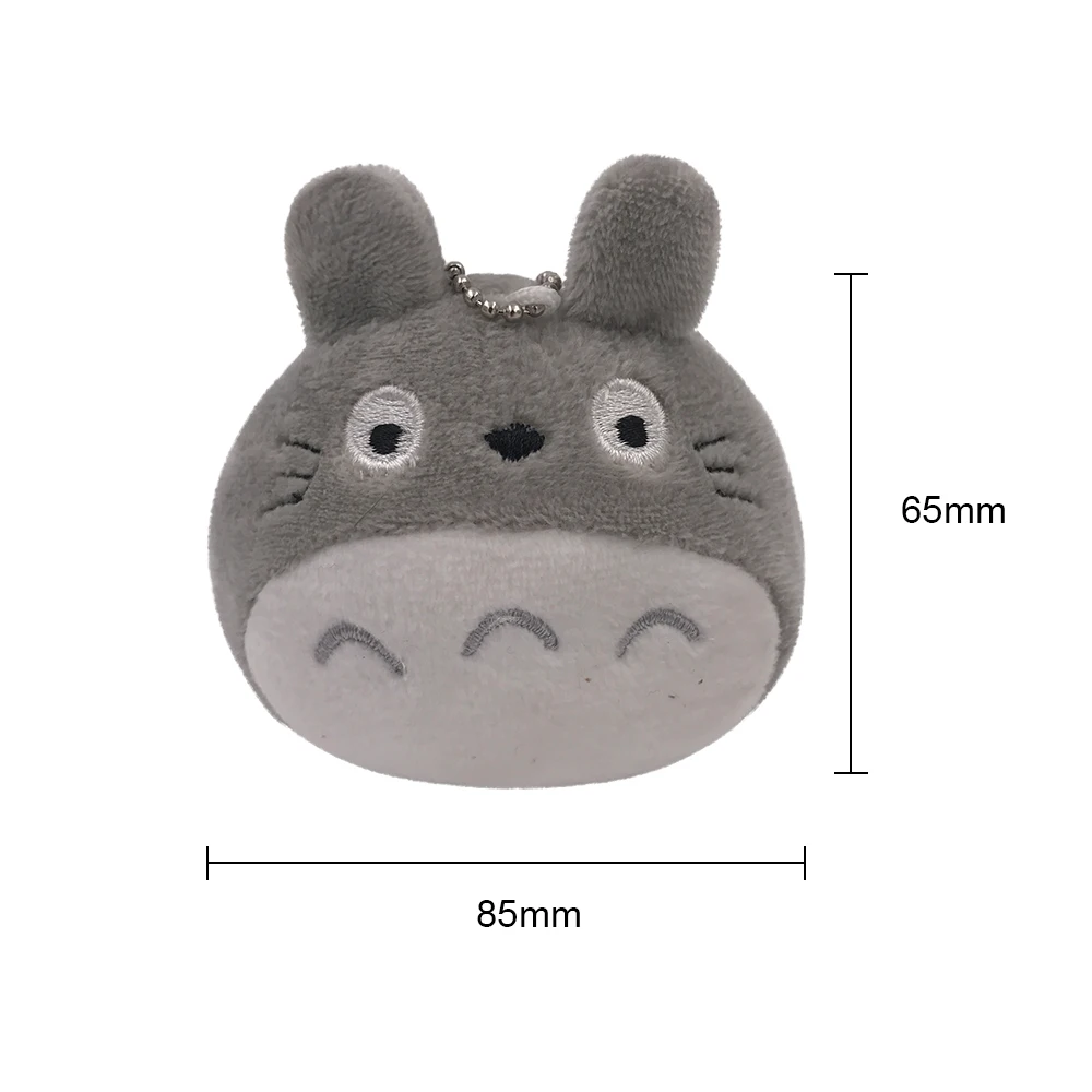 

Totoro Plush Toys Cute Stuffed Key Chain Dolls School Bag Accessories Small Pendant Toy Kawaii Gift PTG03