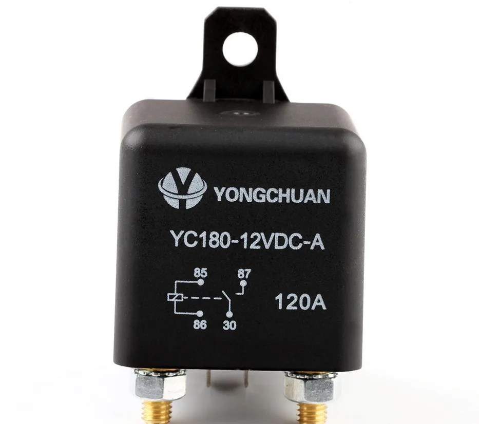 Автомобильное реле высокого тока RelaysYC180 для автомобиля грузовика 12 В 24 2 4 А а Вт