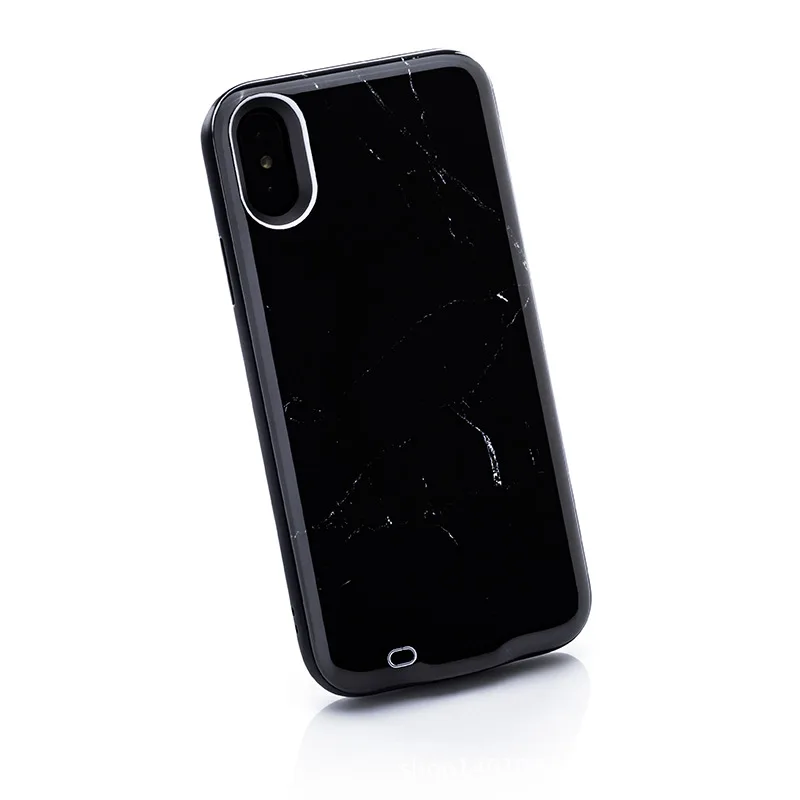 Для iPhone xs max Power Case 6000 мАч емкость мрамор портативный внешний аккумулятор зарядное