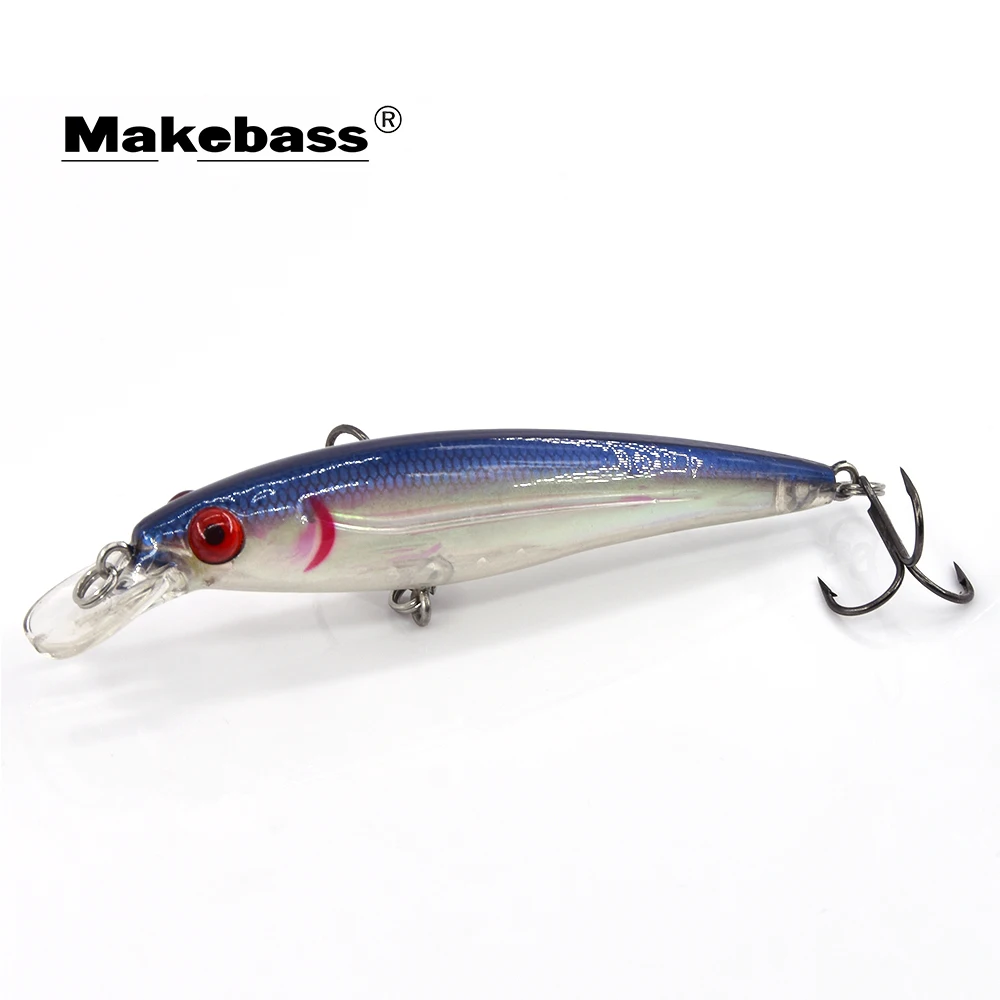 MAKEBASS Джеркбейт гольян прижимные рыболовные приманки | 3 7 дюйма/0 47 унций