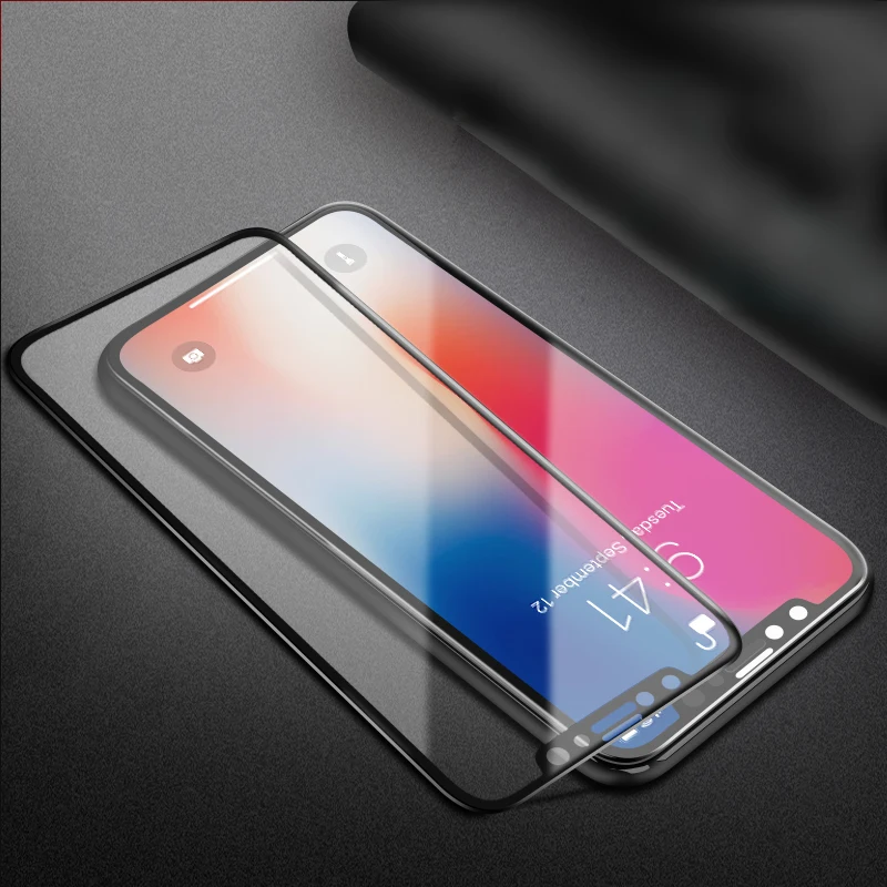 3D стекло для Iphone8 закаленное Apple I Phone 6 S 7 8 Plus полноразмерный чехол с защитной