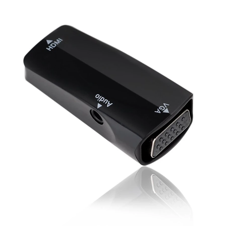 Топ HDMI Женский ПК VGA потоковый медиаплеер 3 5 мм Подключение портативного