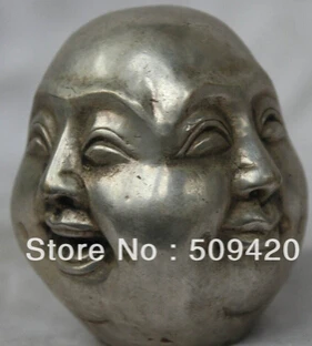 Бесплатная доставка&gt Китай Китайский буддизм серебро счастливый смех плакать