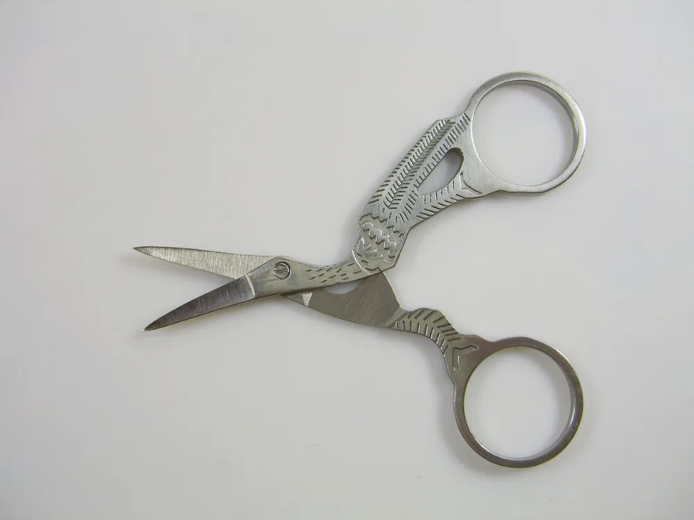 Kiwi ножницы для макияжа серебристого цвета винтажные бровей и птиц из нержавеющей
