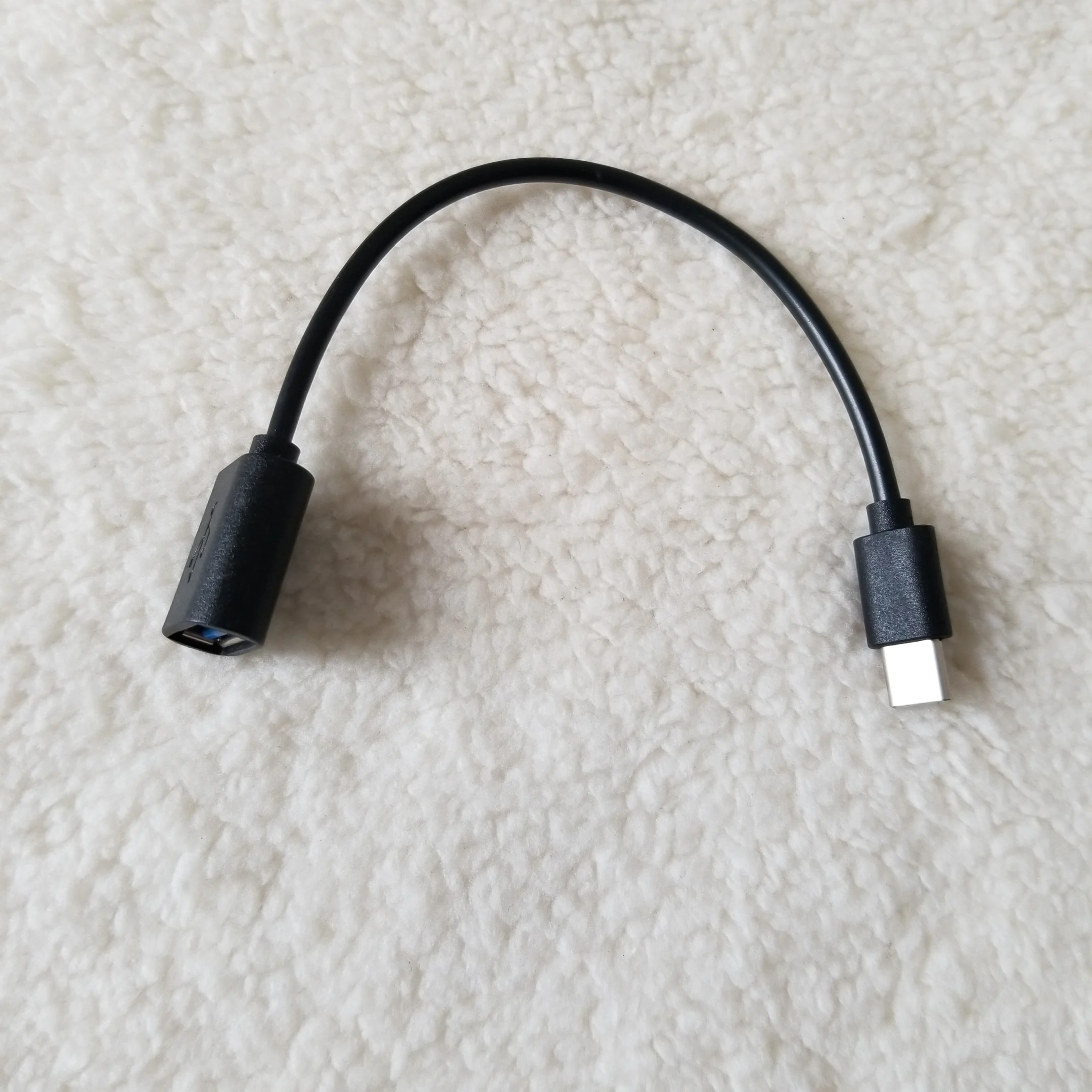 

USB 3,1 Type-C к USB 2,0 OTG кабель для передачи данных папа к женскому для Android телефона планшета ПК камеры черный/белый 18 см