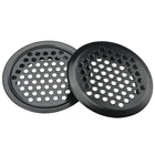 4 шт.лот черный шкаф вентиляционные жалюзи сетка отверстие из нержавеющей стали плоская поверхность выпуклая поверхность 19 мм25 мм30 мм35 мм53 мм