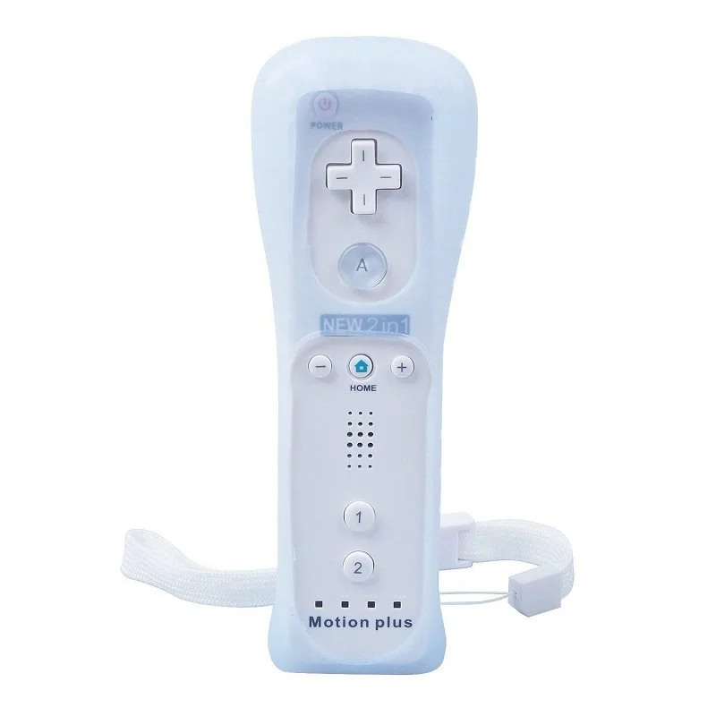 Option2-White 2 в 1 беспроводной джойстик пульт дистанционного управления для nintendo wii Встроенный Motion Plus с Nunchuck для джойстика аксессуар для видеоигр - Цвет: Option2-White