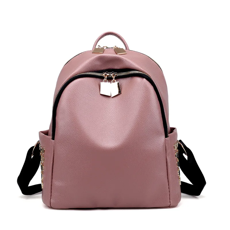 Маленький женский рюкзак из искусственной кожи с заклепками повседневная