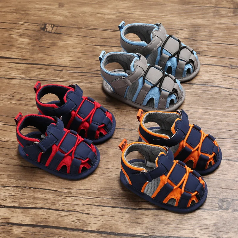 

Baby Sandals Boys and Girls with Hollow Soft Sole and Breathable Baby Sandals Boys Girls Leather Shoes Toddler Sandal Boy