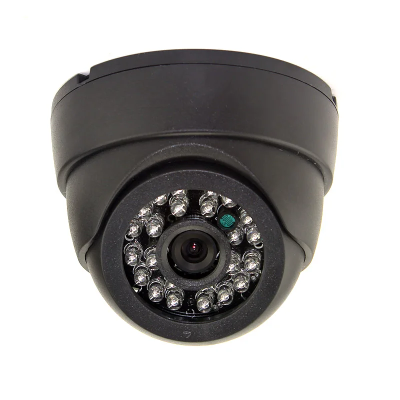 

1200TVL analog CMOS color cctv camera 24pcs ir led 3.6mm lens ir dome indoor CCTV Camera security camera