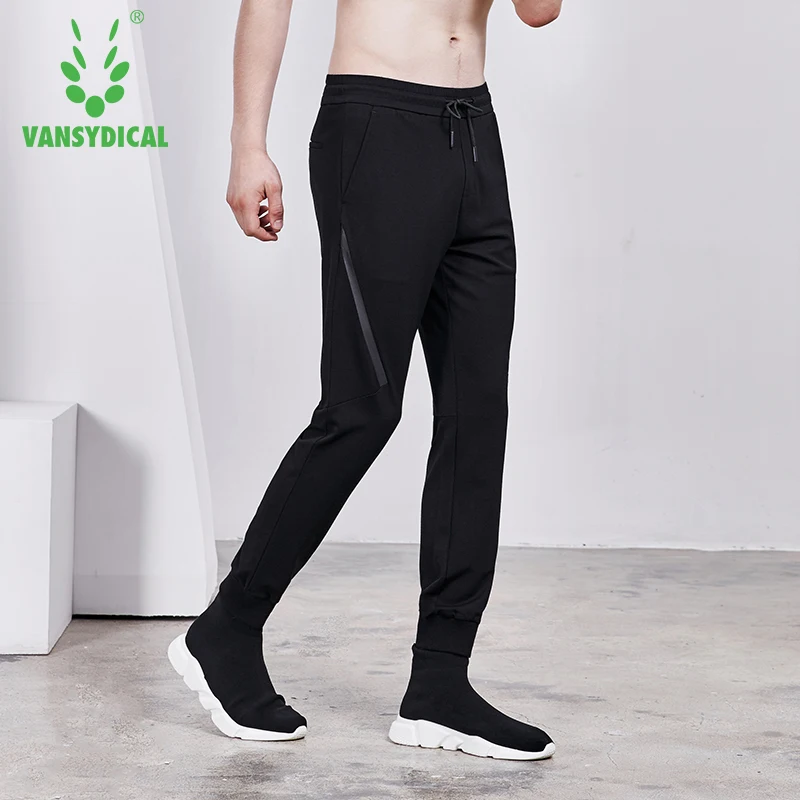 Vansydical осенне-зимние спортивные штаны для бега мужские уличные фитнеса