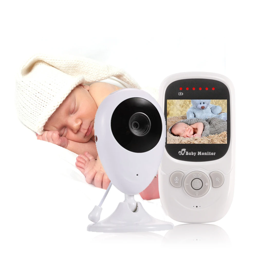 Беспроводной видеоняня 2 4 дюйма Цветная камера безопасности ночник Babyphone Way Talk
