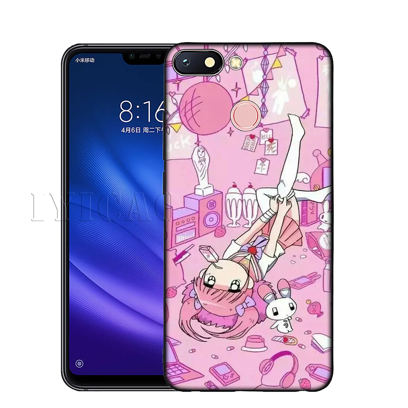 IYICAO Girly Pastel Witch Goth Мягкий силиконовый чехол для телефона Xiaomi Mi 10 9 9T CC9 CC9E 8 SE A3 Pro A1 A2