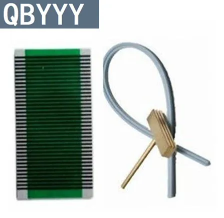 

QBYYY 1pc Soldering T-head + 1pc Hot Strip + 1pc for BMWcar E38 AC flat ribbon cable for climate control unit lcd pixel fix