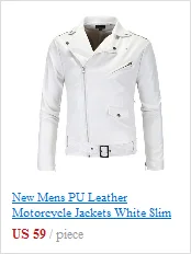 New Retro Mens Motorcycle Jacket PU Leathe Stand Collar Slim Fit Thin Lightweight Classic Biker Punk Moto Jacket Coat Size M-5XL
