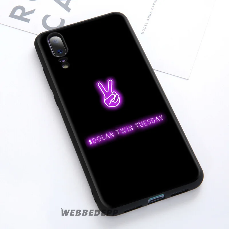 Мягкий чехол WEBBEDEPP Dolan Twins для Huawei P30 P20 Pro P10 P9 Lite 2017 P Smart 2019 &amp Nova 3 3i Y9 |