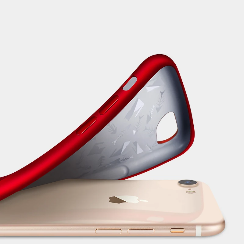 Оригинальный Мягкий ТПУ чехол HOCO для iPhone 7 8 PLUS защитная задняя крышка ультра