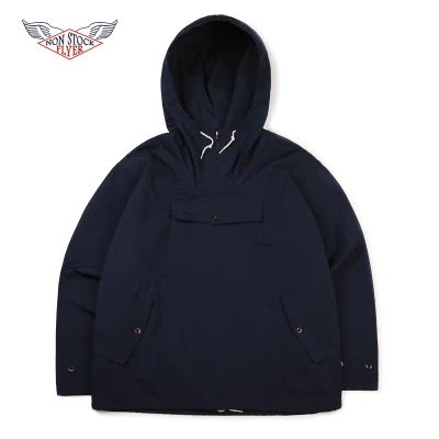 dark blue Винтажная Водонепроницаемая толстовка с длинными рукавами хорошего качества большого размера - Цвет: dark blue