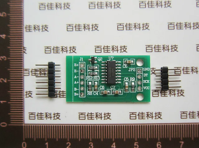 

Датчик взвешивания HX711, двухканальный 24-битный прецизионный аналого-цифровой модуль, модуль датчика давления, 5 шт.