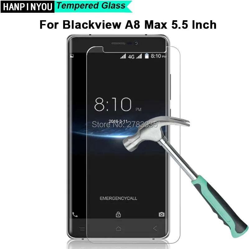 Для Blackview A8 Max a8max 5 &quotНовинка 0 26 мм 2.5D ультратонкое прозрачное закаленное стекло