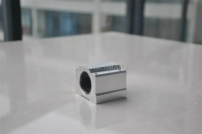 Дешевая линейная Опора вала алюминиевые линейные блоки SBR20UU линейный подшипник