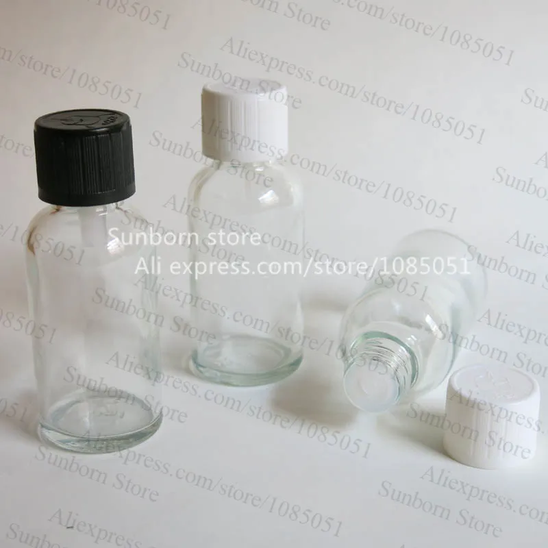 Kaufen 500X30 Cc Klare ätherisches öl Flasche, 30ml Flint Glas Flasche Mit Pipette Einfügen Und Schraube Kappe, Kosmetische Flasche