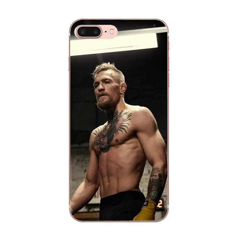 Мягкие чехлы для Samsung Galaxy Note 5 8 9 S3 S4 S5 S6 S7 S8 S9 S10 mini Edge Plus Lite Conor Mcgregor | Мобильные