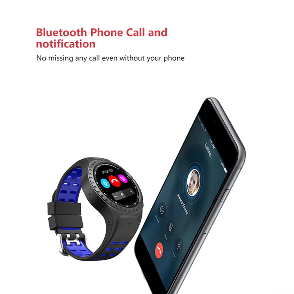SMA-M1 gps спортивные часы Bluetooth Вызов мульти-спортивный режим компас высота Спорт на открытом воздухе умные часы для Android iOS