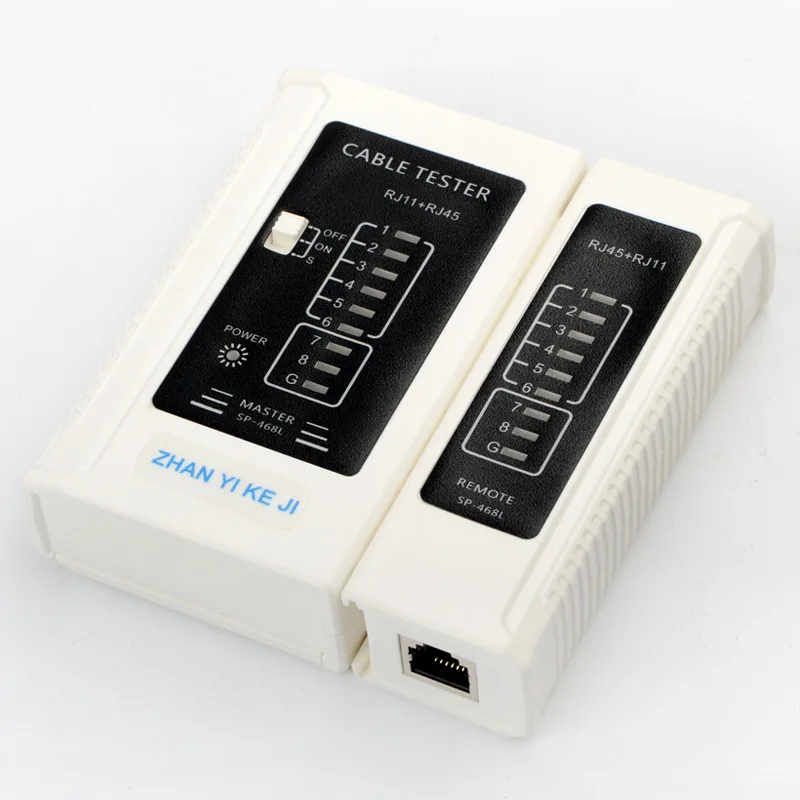 Тестер сетевого кабеля Cat5 Cat5E Cat6A Rj45 Rj11 Rj12 UTP LAN инструмент SC8108 Портативный ЖК