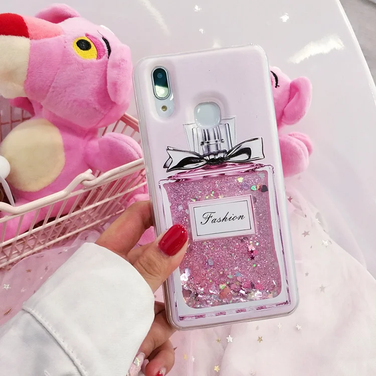 purfume bottle Динамичный Жидкий чехол для телефона Xiaomi Redmi S2 5 6 4A Prim 3 Pro 3s 3X Note 2 3 5 6Pro мягкий чехол из ТПУ с блестящими звездами - Цвет: purfume bottle