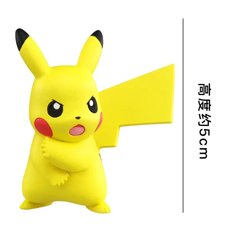 Мини игрушка Takara Tomy Pokemon monglue EX Sun Moon 4 см Коллекционная Фигурка Пикачу Z Move поза
