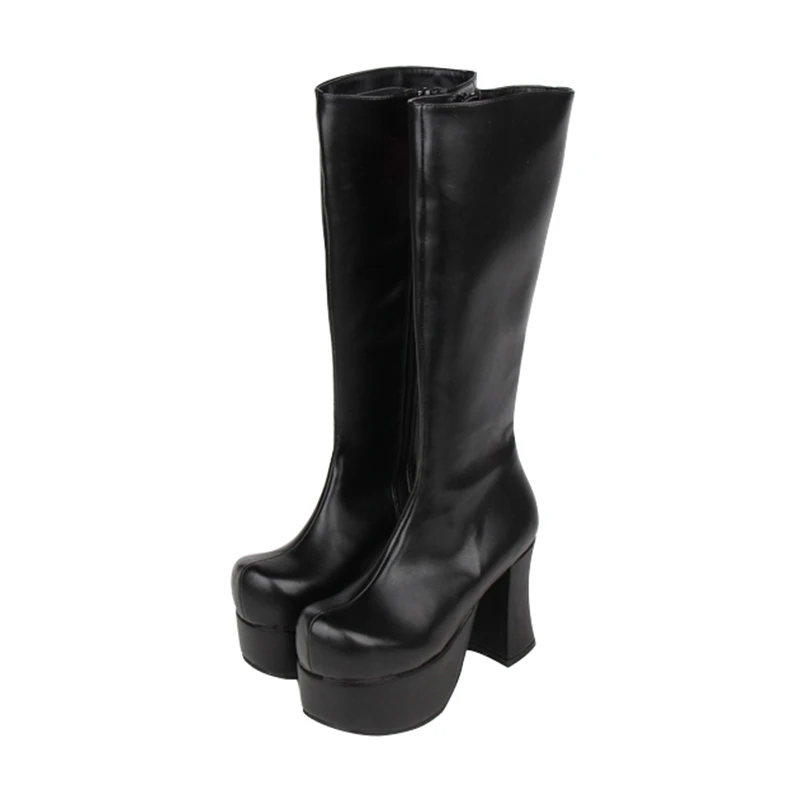 Ангельский отпечаток Мори девушка женские панк-сапоги для езды на мотоцикле