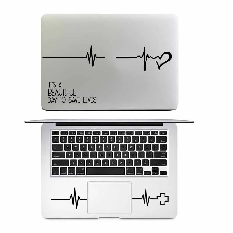 Серая Анатомия Цитата ноутбука наклейка для Apple MacBook Наклейка Pro Air retina Touch Bar 11 12 13 15 дюймов Mac трекпад наклейки кожи