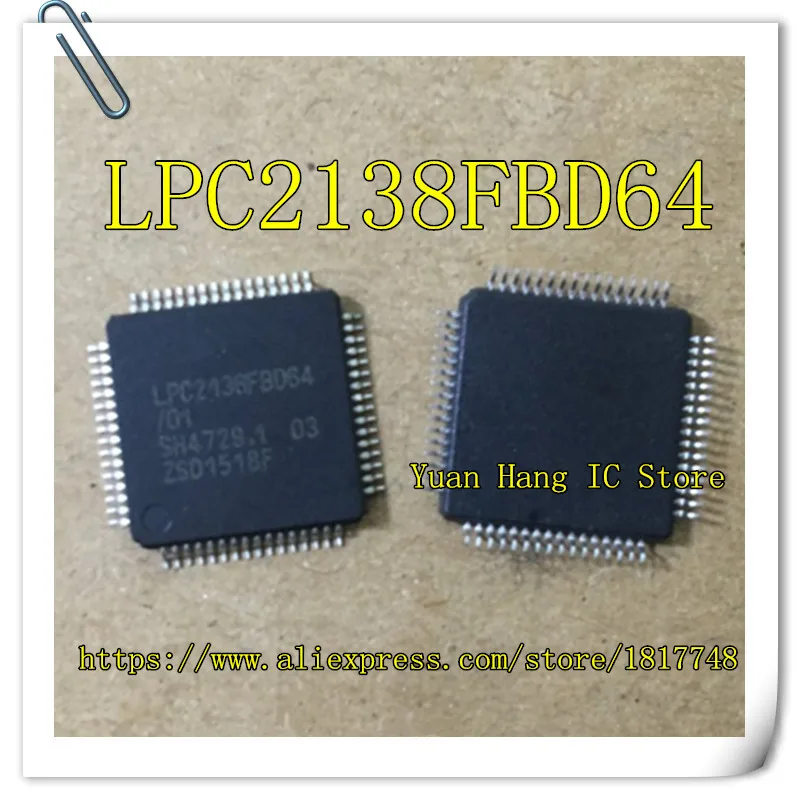 

Free Shipping 10PCS/LOT LPC2138FBD64 LPC2138FBD LPC2138 LQFP64 NEW IC