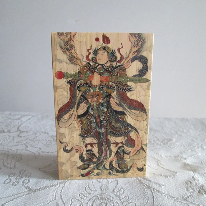 Сигаретная коробка бамбуковая культура креативная художественная сигаретная 14