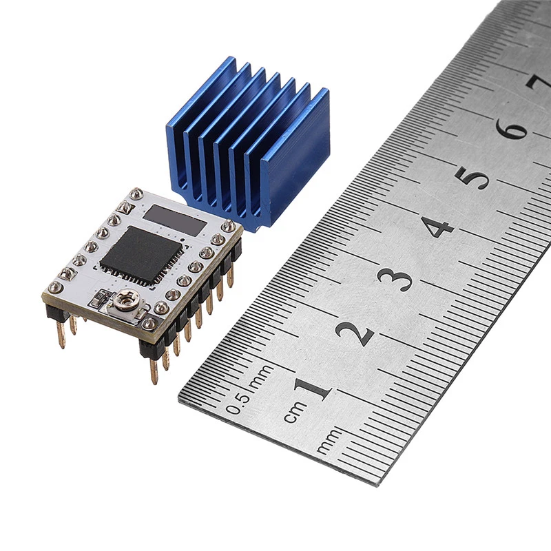 4A 50V 3D принтер Stepstick S109 Драйвер шагового двигателя с радиатором для 57