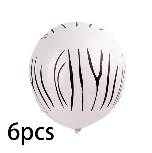 6pcs leopard print 6 шт ручные воздушные шары из фольги в виде головы животного тигра льва надувные воздушные шары джунгли вечерние украшения детские игрушки День рождения Декор - Цвет: 6pcs leopard print