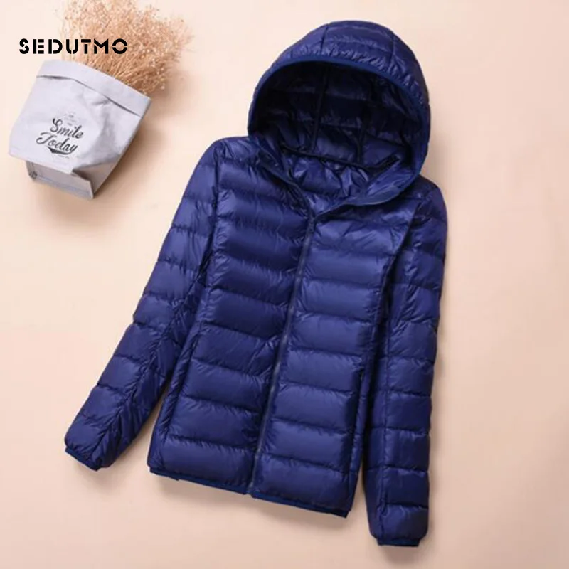 Женский зимний пуховик SEDUTMO модель 2018 года 3XL короткий ульсветильник на утином