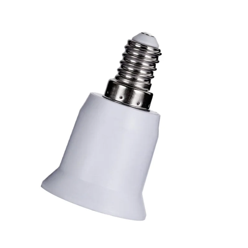 PBT Materiall GU10 MR16 база с провод адаптер для ламп E27 для E14 MR16 2E27 G9 E40 G12 светильник конвертер G9 для E14 E27 патрон лампы - Цвет: E14 to E27