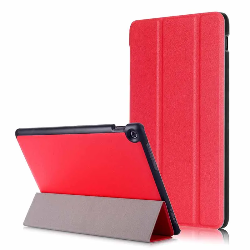 Красный Чехол для планшета Asus Zenpad 10 Z301MFL 10,1 '', чехол для планшета Asus Zenpad 10 Z300CG, кожаный чехол с умным принтом+ стилус - Цвет: Красный