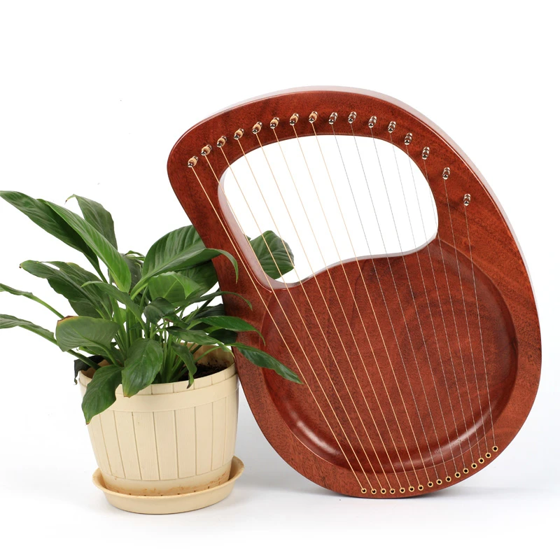 16 струн деревянные Lyre harp металлические струны массив красного дерева струнный инструмент мальчик девочка праздничные подарки