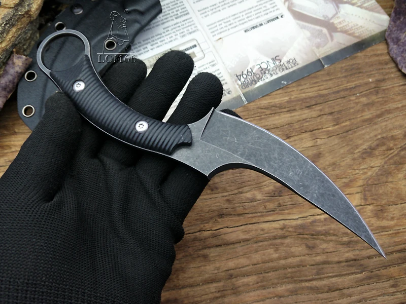 Тактический нож-керамбит Mako M690 охотничьи ножи из нержавеющей стали с