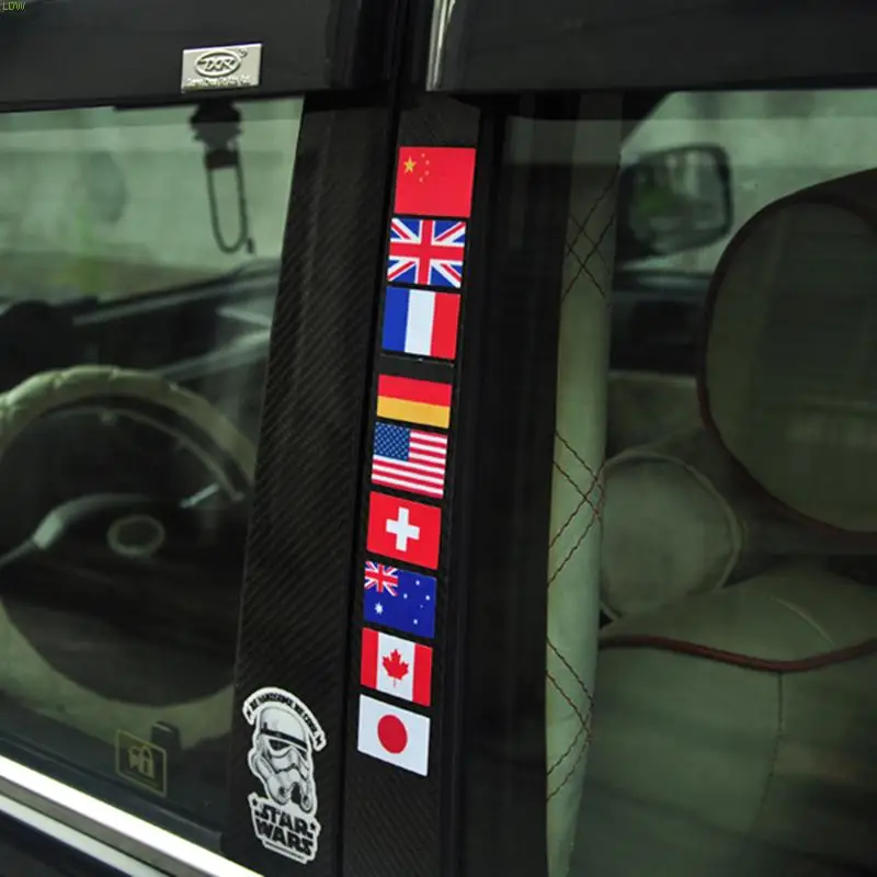 США флаг дизайн hign quatity виниловые наклейки этикетки на автомобиль для FORD FOCUS 2 3 и