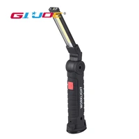 gijoe cob work light usb rechargeable search light powerful led torch magnetic built in battery waterproof 5 modes emergency