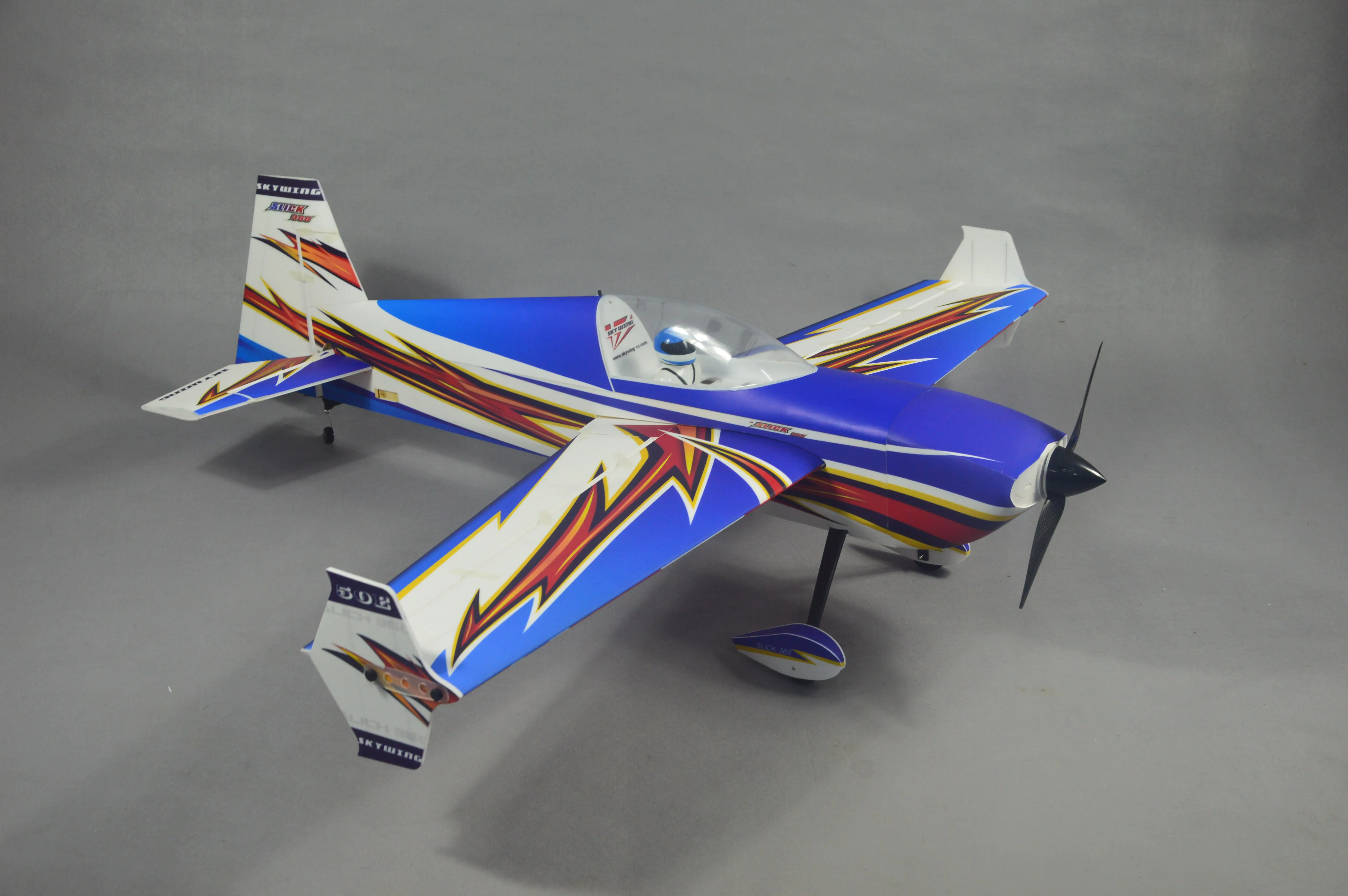 SKYWING PP материал самолет RC 3D самолет радиоуправляемая модель для хобби игрушки размах крыльев 55 дюймов 50E SLICK360 3D самолет комплект