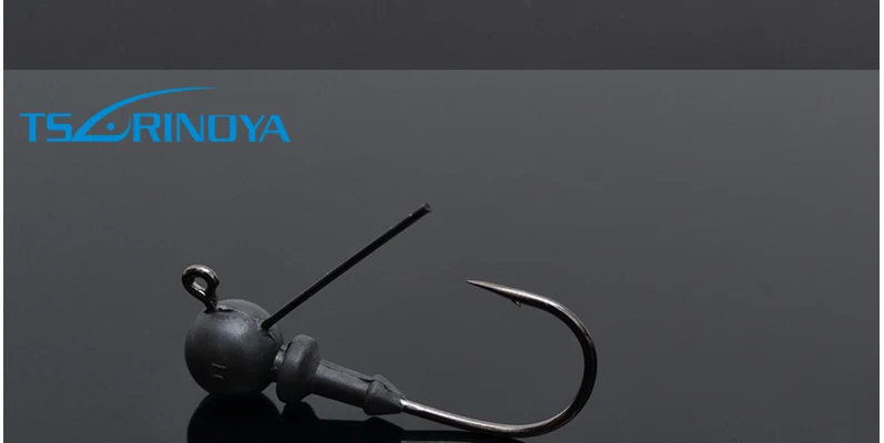 3 штуки Tsurinoya 90% Вольфрамовая сталь+ 10% Смола джиг голова рыболовный крючок 2,3 г 3,3 г рыболовный крючок для мягкой приманки