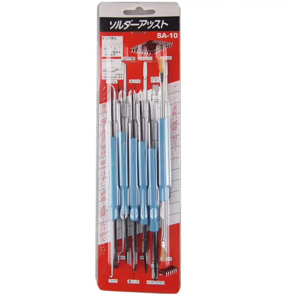 6 шт отпайки помощь Tool Kit паяльной вспомогательные инструменты сварочных работ